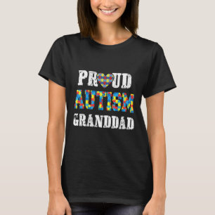 Autisme-trots Autisme Opa Autisme Bewustzijn T-shirt