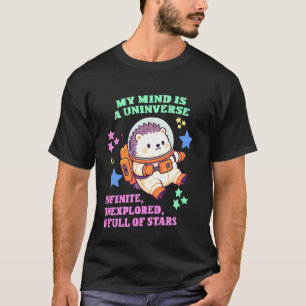 Autisme trots egel astronaut- Chibi egel T-shirt