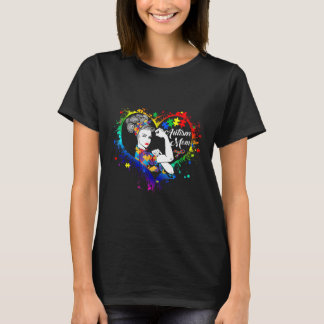 Autisme-trots Moeder Autisme Bewustzijn  Mooie Fam T-shirt