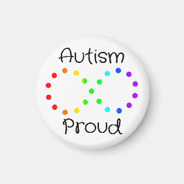 Autisme Trots Neurodiversity Acceptatie Regenboog Magneet