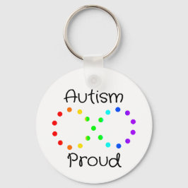 Autisme Trots Neurodiversity Acceptatie Regenboog Sleutelhanger