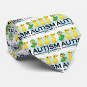Autisme Ugly Ducking Stropdas (Opgerold)