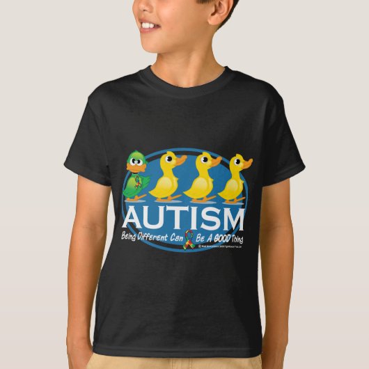 Autisme Ugly Ducking T-shirt (Voorkant)