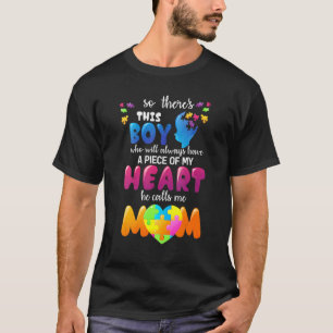 Autisme Vaders Bewustzijn Hij Noemt Me Moeder Auti T-shirt