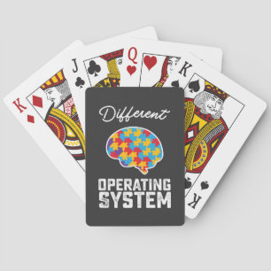 Autisme Verschillende besturingssystemen Neurodive Pokerkaarten