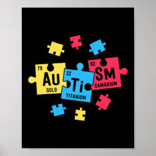 Autisme voor leraren SPED Periodieke Tabel Element Poster