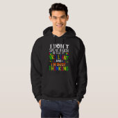 Autisme weet dat ik veel briljant spreek hoodie (Voorkant volledig)