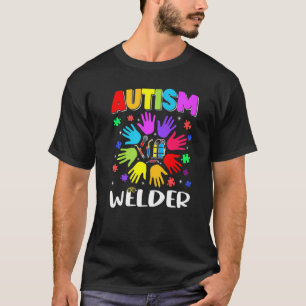 Autisme Welder Puzzle Autism Awareness Autistic Su T-shirt