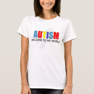 Autisme welkom in mijn wereld t-shirt