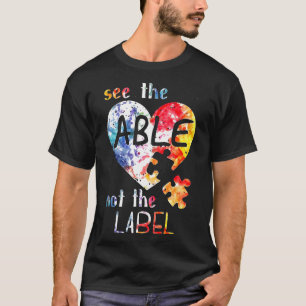 Autisme - Zie het vermogen, niet het label Schatt T-shirt