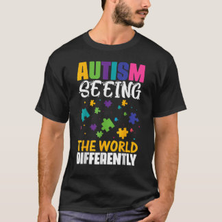 Autisme ziet de wereld anders t-shirt