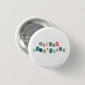 Autismeaanvaarding Ronde Button 3,2 Cm (Voorkant /achterkant)