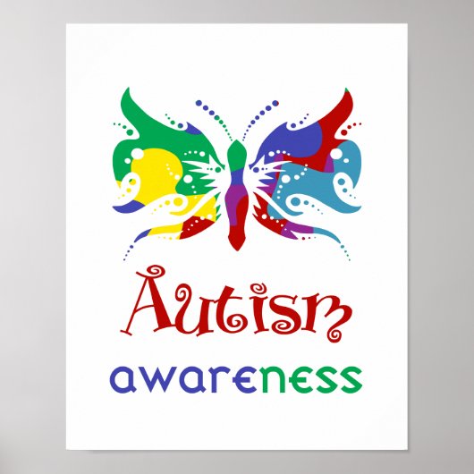 Autismebewustzijn Poster (Voorkant)