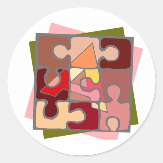 Autismebewustzijn stickers (Voorkant)