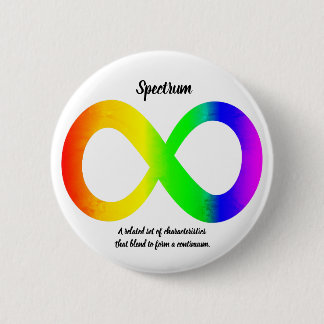 Autismespectrum Knop Ronde Button 5,7 Cm