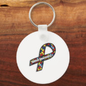 AutismRibbon Sleutelhanger (Voorkant)