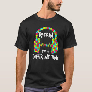 Autismspel dat op een andere toon slaat voor gamer t-shirt