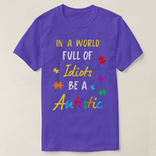 Autist Autism Autism Asperger Kind 5 T-shirt (Design voorkant)
