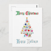 Autist-kerstBriefkaart Briefkaart (Voorkant / Achterkant)