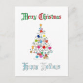 Autist-kerstBriefkaart Briefkaart (Voorkant)