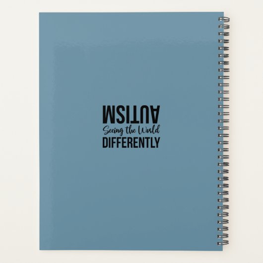 Autiste Adulte ou Ado Planificateur personnalisé A (Dos)