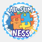 Autistic Awareness stickers (Voorkant)