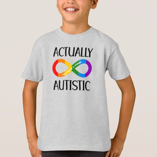 Autistic Basic Hanes Tagless ComfortSoft® T-Shirt (Devant)