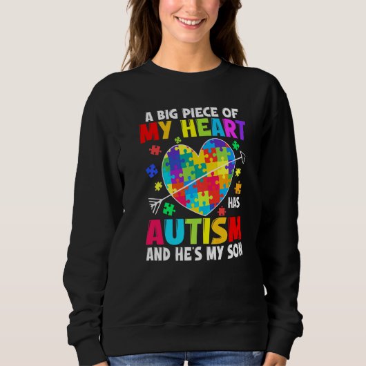 Autistic Boy Piece My Heart heeft autisme Hij is m Trui (Voorkant)