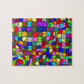 Autistic Jigzaag Warp Legpuzzel (Horizontaal)