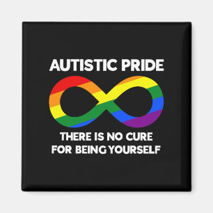 Autistic Pride - Autism Awareness - Rainbow Infini Magneet