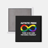 Autistic Pride - Autism Awareness - Rainbow Infini Magneet (Voorkant / Achterkant)