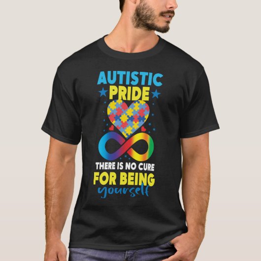 Autistic Pride Day Autism Neurodiversity Infinity  T-shirt (Voorkant)
