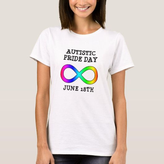 Autistic Pride Day June 18th Shirt (Voorkant)
