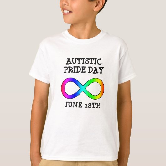 Autistic Pride Day June 18th Shirt (Voorkant)