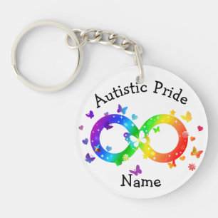 Autistic Pride Infinity Symbool Sleutelhanger