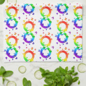 Autistic Pride Infinity Symbool Theedoek (Gevouwen)