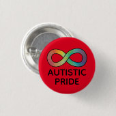 Autistic Pride Neurodiversity Acceptation Button (Voorkant /achterkant)