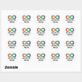 Autistic Pride Neurodiversity Acceptation Ronde Sticker (Vel)