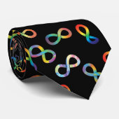 Autistic Pride Neurodiversity Acceptation Stropdas (Opgerold)