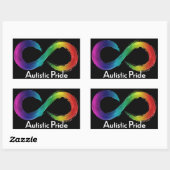 Autistic Pride Rechthoekige Sticker (Vel)