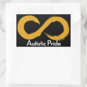Autistic Pride Rechthoekige Sticker (Tas)