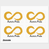 Autistic Pride Rechthoekige Sticker (Vel)