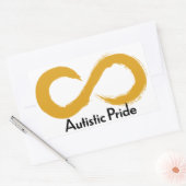 Autistic Pride Rechthoekige Sticker (Envelop)