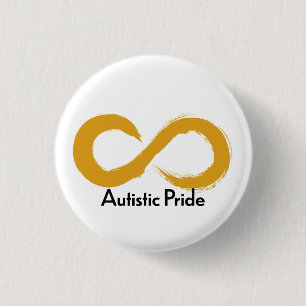 Autistic Pride Ronde Button 3,2 Cm