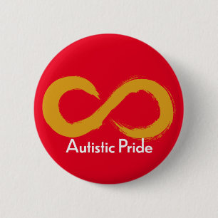 Autistic Pride Ronde Button 5,7 Cm