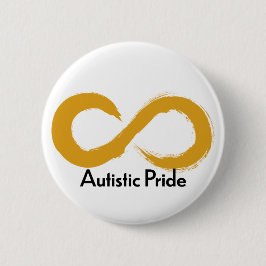Autistic Pride Ronde Button 5,7 Cm