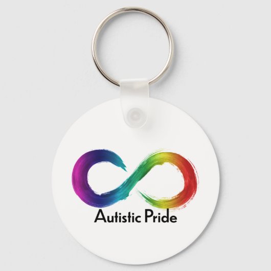 Autistic pride sleutelhanger (Voorkant)