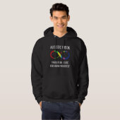 Autistic Pride There Is No Cure For Being Yourself Hoodie (Voorkant volledig)