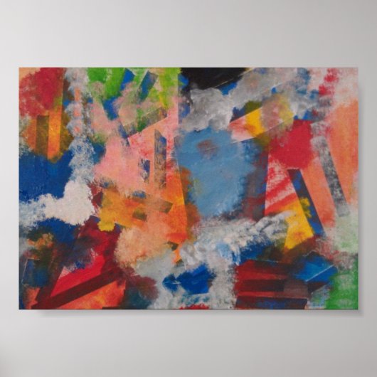 Autistisch artistiek-abstract ontwerp poster (Voorkant)