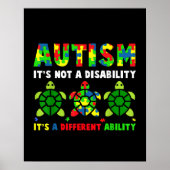 Autistisch | Autisme Het is geen handicap Poster (Voorkant)